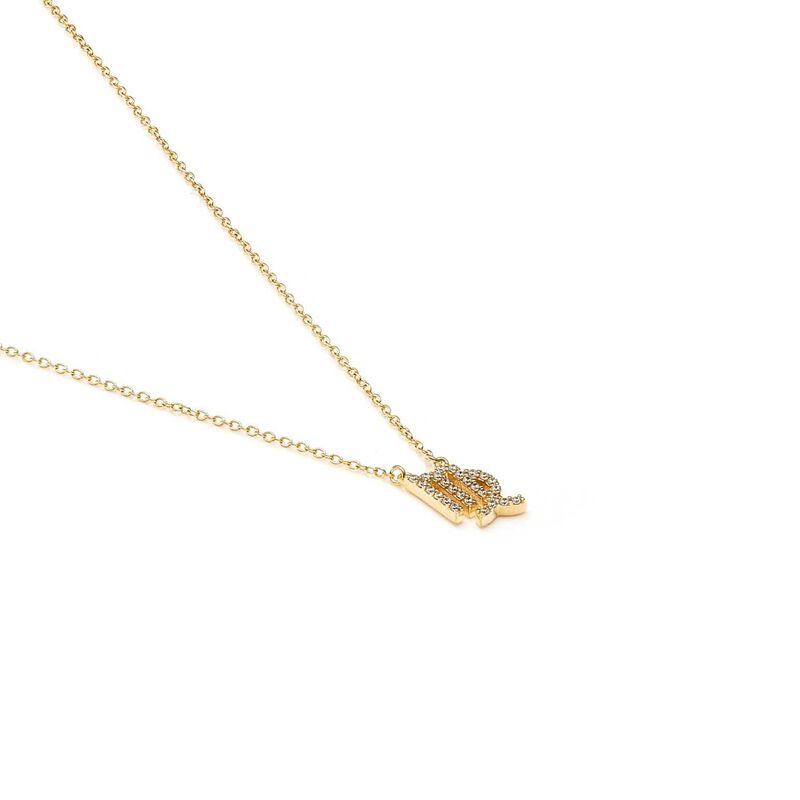 Silk & Steel Virgo Necklace image number 2